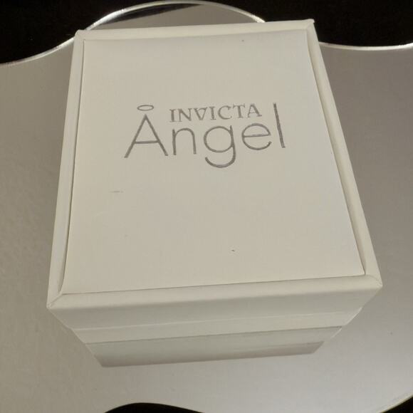 Invicta Mini 27.5mm Angel Women’s Watch Necklace Silver (49937) $199 MSRP-NEW - Picture 9 of 16